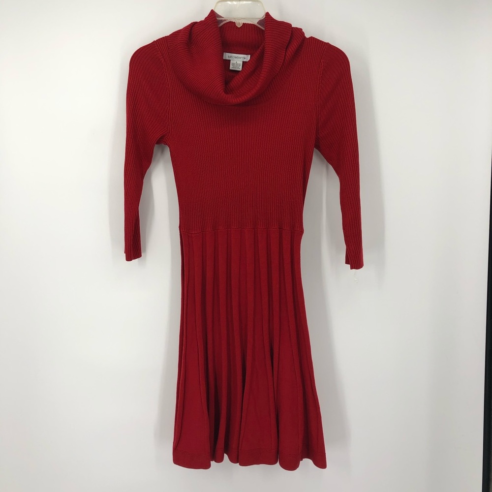 Liz Claiborne red weather dress